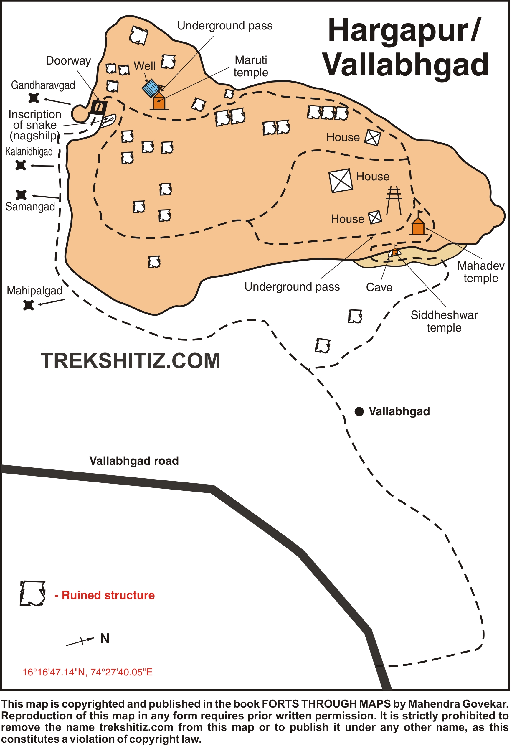 Vallabhgad (Hargapur) English Map